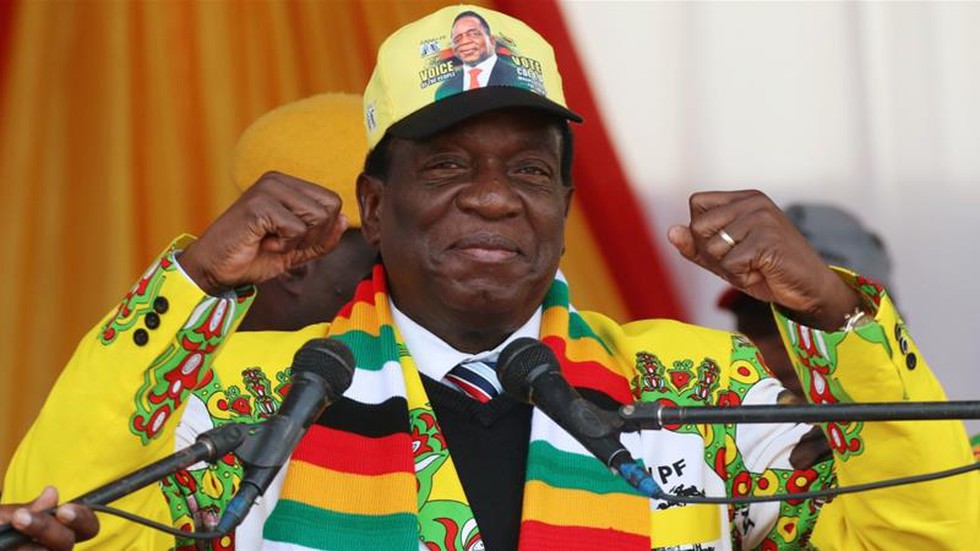 Zimbabwe’s President Emmerson Mnangagwa won the presidential election ...