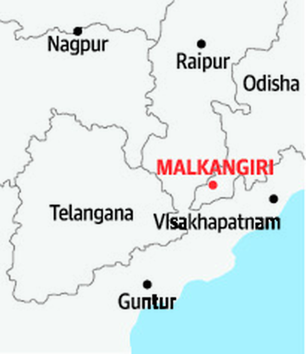 At Least Five Maoists Including Two Women Cadres Were Killed In An Exchange Of Fire With Security Personnel Inside The Bejingiwada Reserve Forest In Malkangiri District malkangiri district