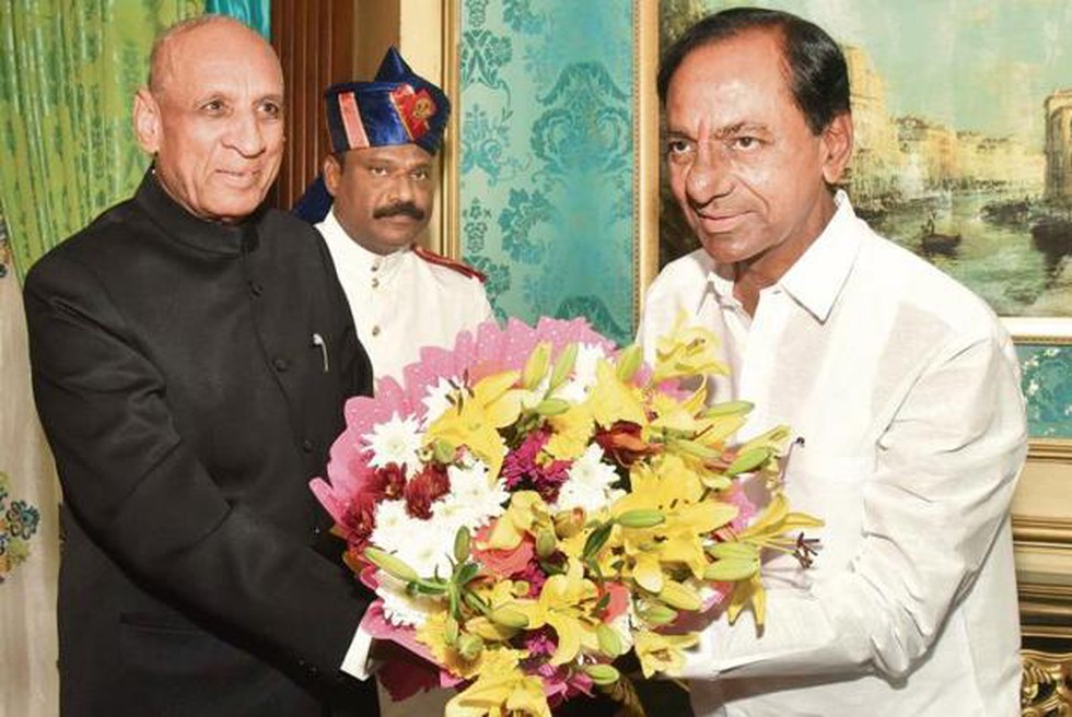 K. Chandrashekar Rao Was Sworn-in As Telangana Chief Minister For The ...