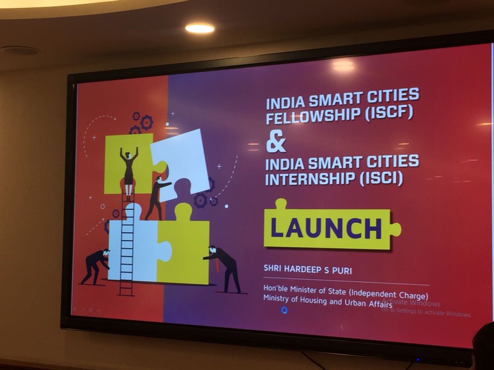 Government of India informed about the Indian Smart City Fellowship and ...