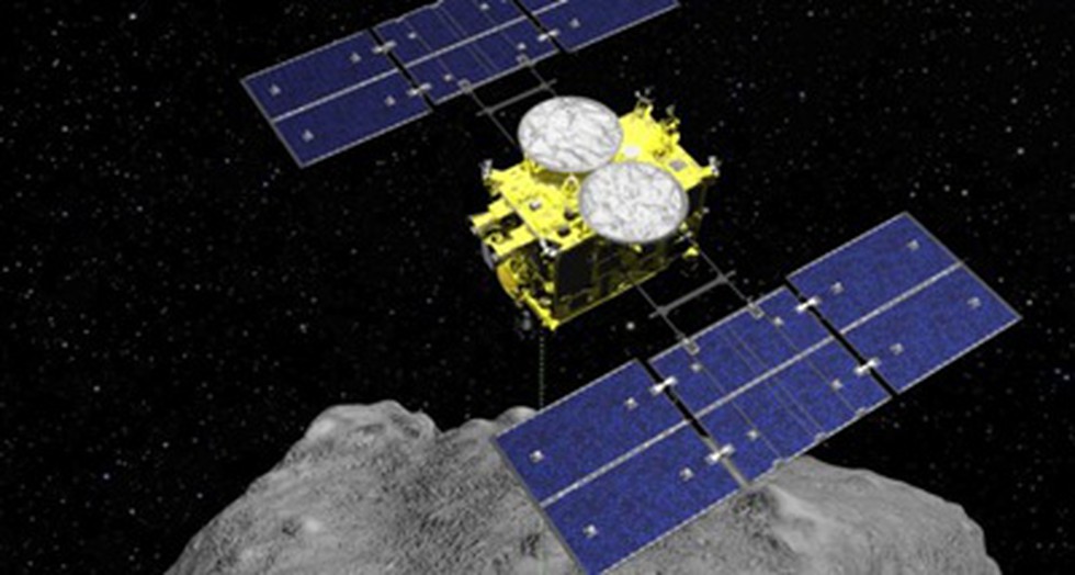 Japans Hayabusa2 Spacecraft Released An Explosive Onto An