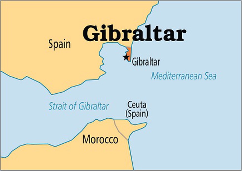 where is gibraltar located on the world map Gibraltar S Supreme Court Ruled That A Seized Iranian Tanker where is gibraltar located on the world map