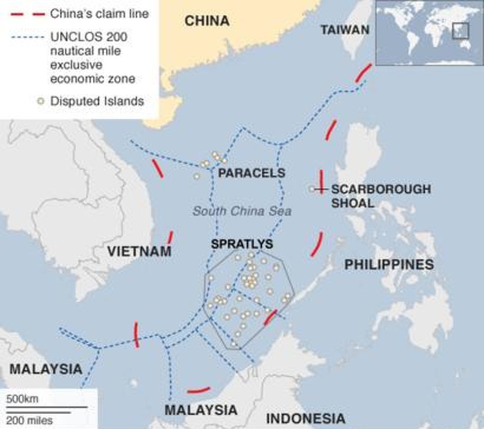 Recently China Unilaterally Renamed 80 Islands Reefs And Other   South China Sea Dispute 