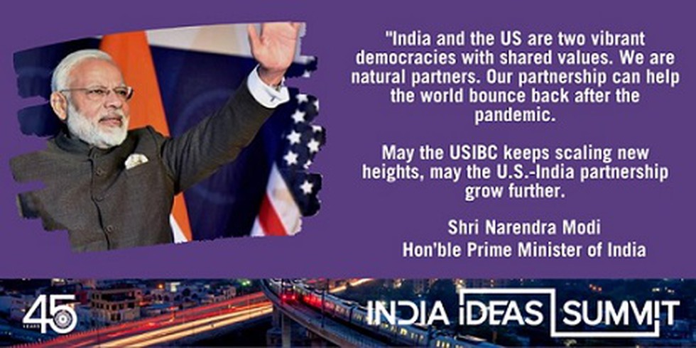 Prime Minister Modi addressed the India Ideas Summit which was ...
