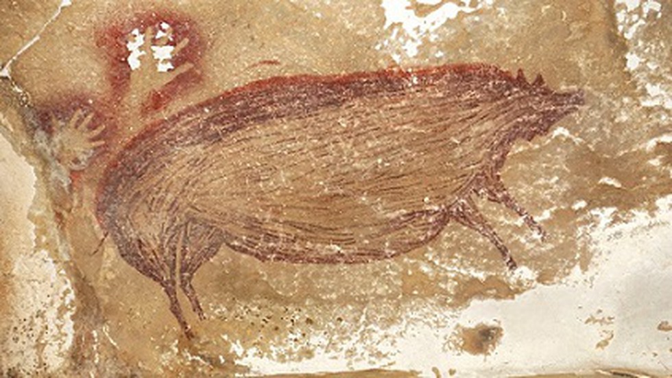 Archaeologists Have Discovered The World S Oldest Known Cave Art A Life Sized Picture Of A Wild Pig That Was Painted At Least 45 500 Years Ago In Indonesia