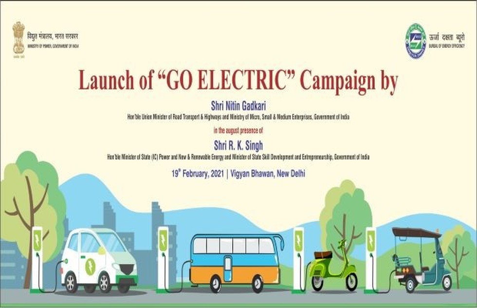Union Minister for Road Transport & Highways launched the “Go Electric