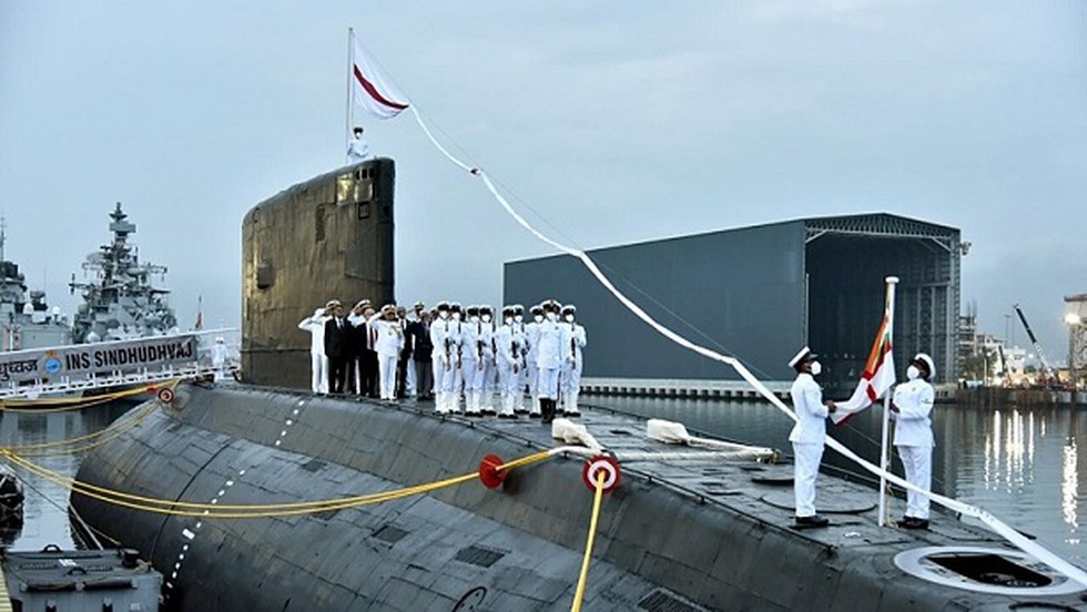 The Navy’s Kilo class submarine INS Sindhudhvaj was decommissioned from ...