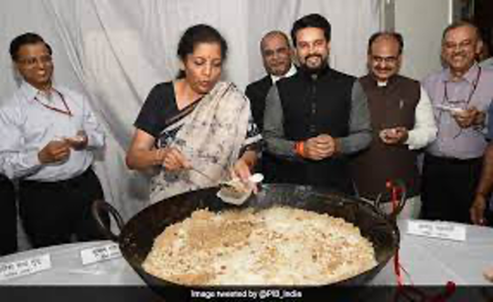 The 'halwa Ceremony', Which Marks The Final Stage Of The Union Budget ...