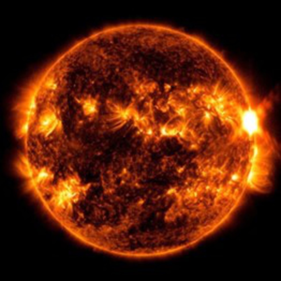 What is a solar flare?