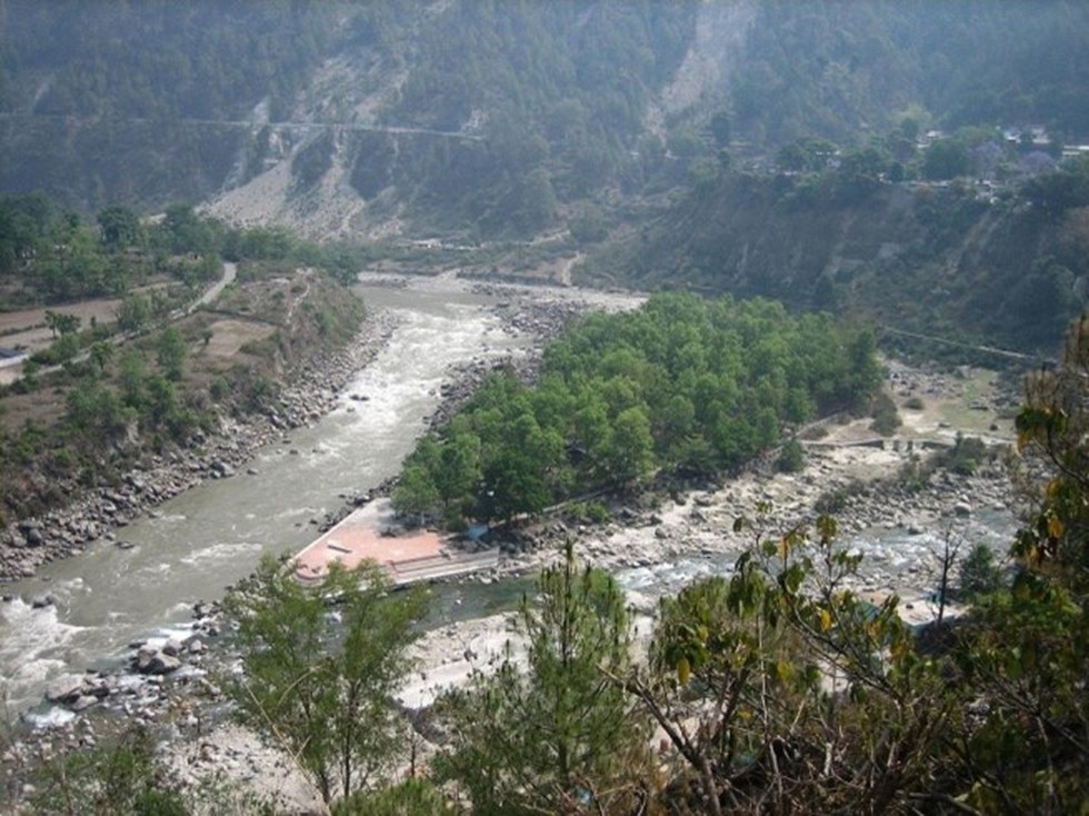 The water level of the Nandakini River recently crossed the danger mark ...